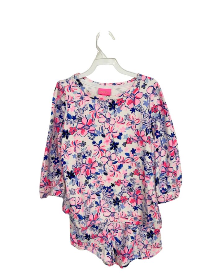 LILLY PULITZER  PINK  FLORAL PRINTED DESIGN 2-PIECE OUTFIT