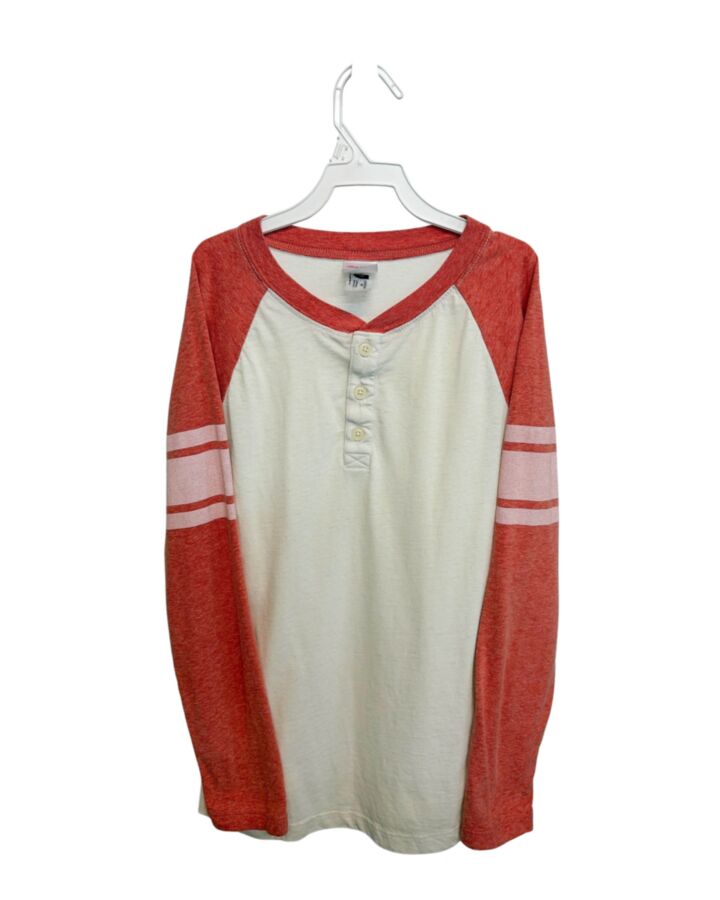 HANNA ANDERSSON  ORANGE    KNIT LS SHIRT