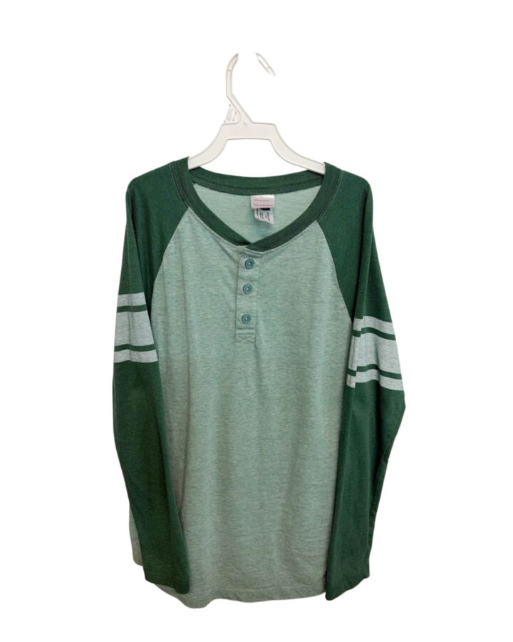 HANNA ANDERSSON  GREEN    KNIT LS SHIRT
