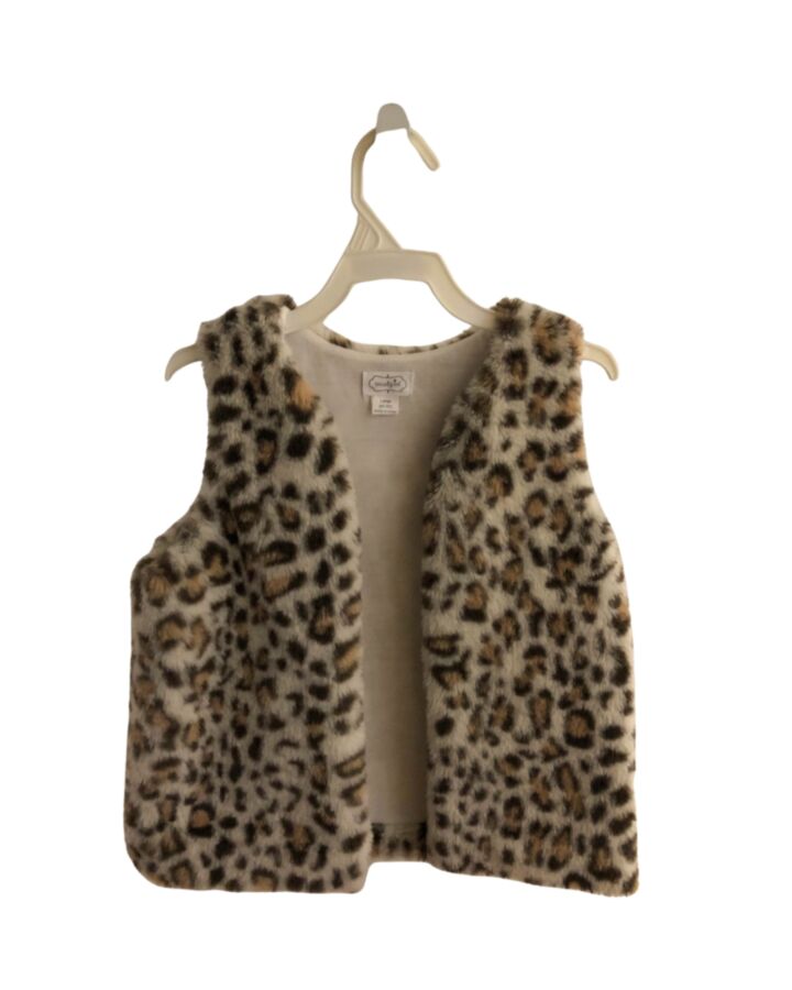 MUD PIE  BROWN FLEECE   VEST