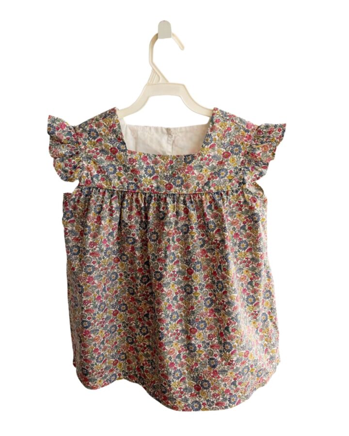MARY & GRACE  MULTI-COLOR    SHIRT-SS WITH RUFFLE