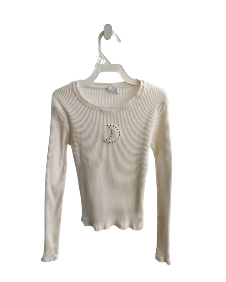ZARA  WHITE    KNIT LS SHIRT