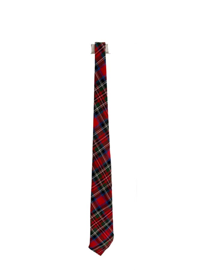 J. BAILEY  RED  PLAID  TIE