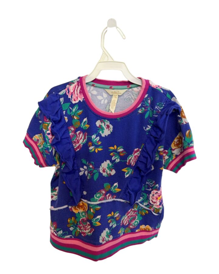 MATILDA JANE  BLUE  FLORAL  SHIRT-SS