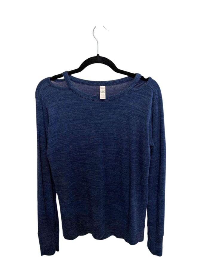 ATHLETA GIRL  BLUE    KNIT LS SHIRT