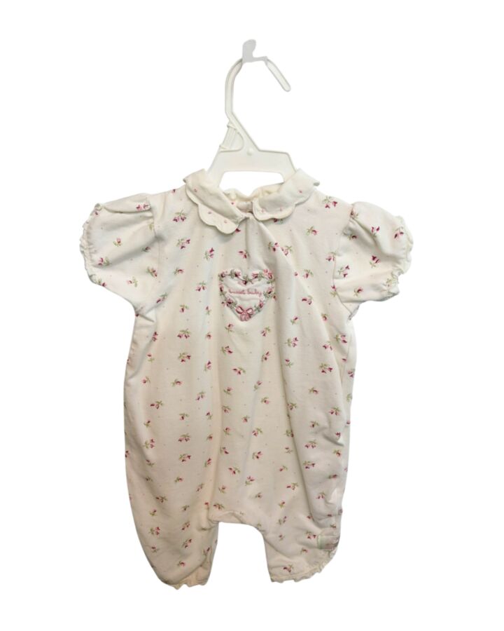 STACY CLAIR BOYD  WHITE  FLORAL  ROMPER