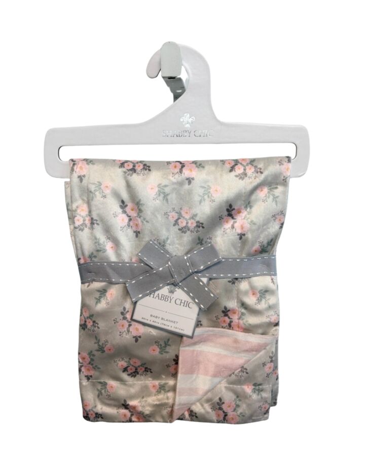 SHABBU CHIC  GREEN  FLORAL  BLANKET