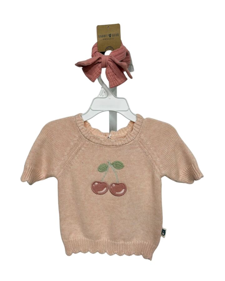 RABBIT BEAR  PINK    SWEATER