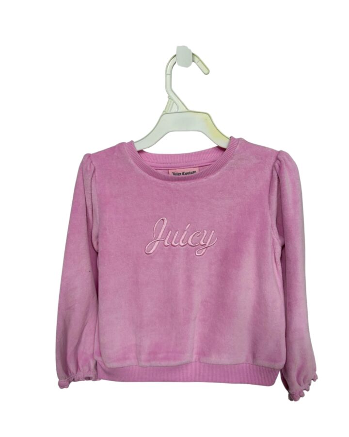 JUICY COUTURE  PINK VELVET   PULLOVER