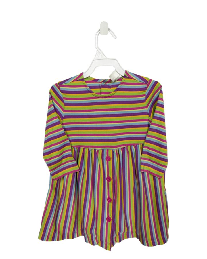 HANNA ANDERSSON  PURPLE  STRIPED  KNIT DRESS