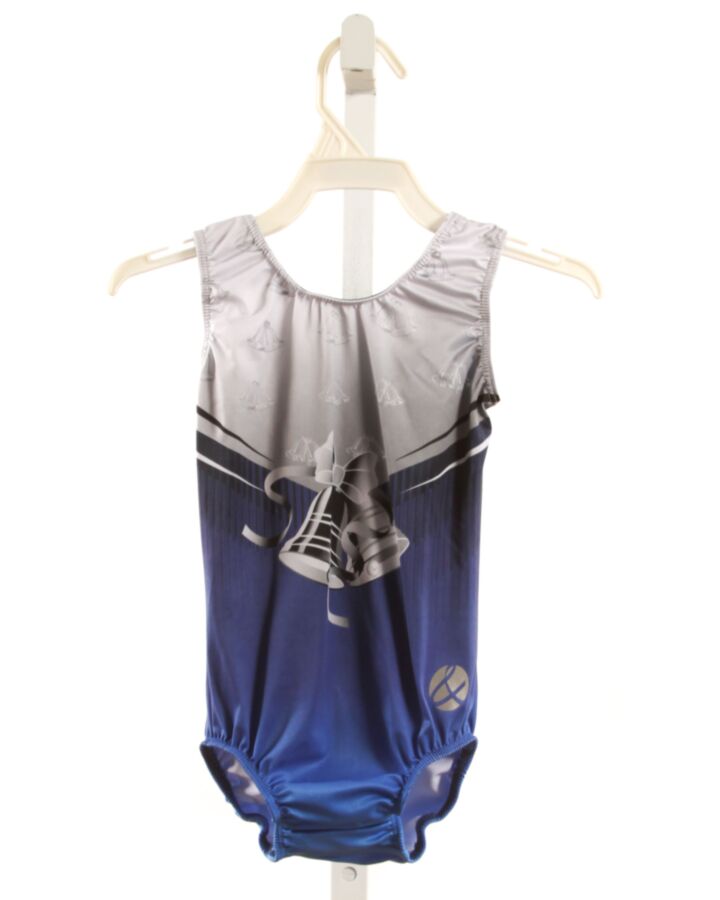 BOLD&GRIT  BLUE  LEOTARD