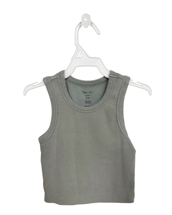 RYLEE & CRU  GREEN    KNIT TANK