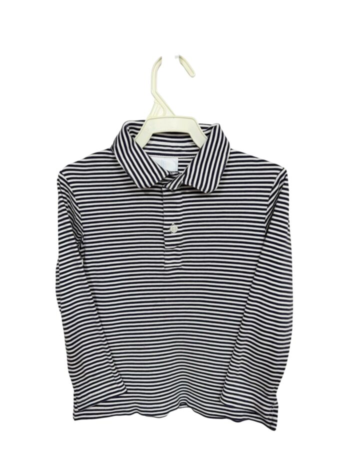 LITTLE ENGLISH  BLUE  STRIPED  KNIT LS SHIRT