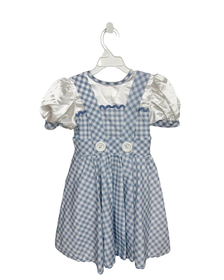 NO TAG  BLUE  GINGHAM  COSTUME WITH RIC RAC