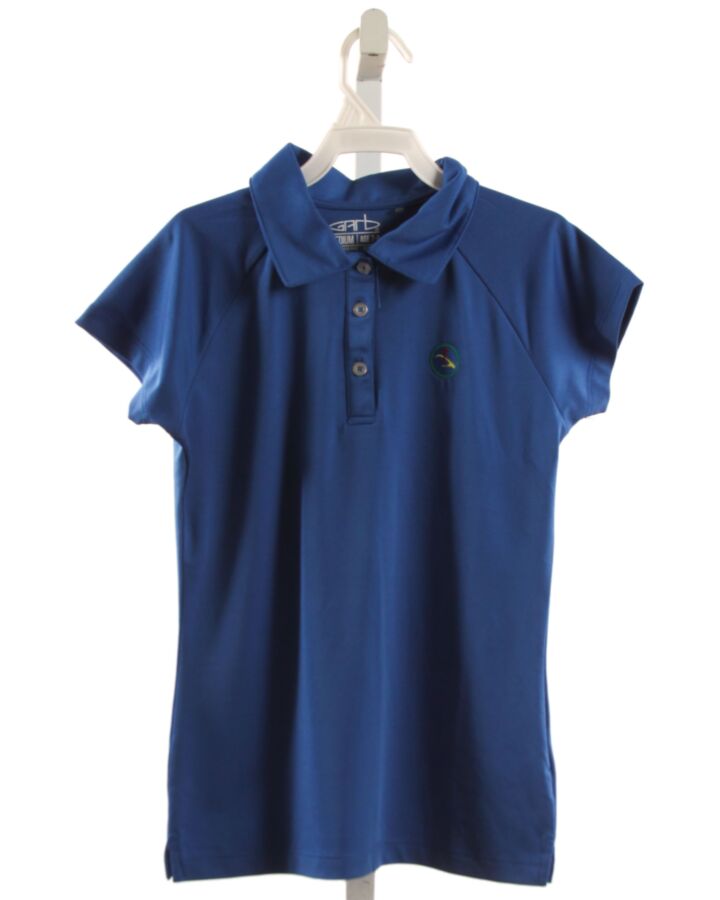 GARB  BLUE  KNIT SS SHIRT