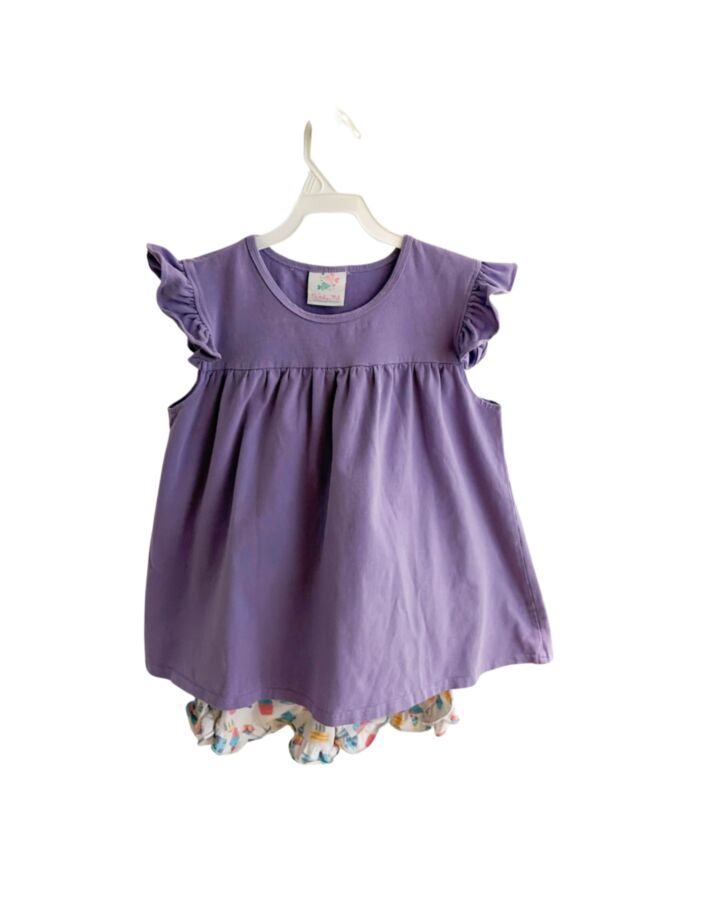 STITCHY FISH  PURPLE    2-PIECE OUTFIT