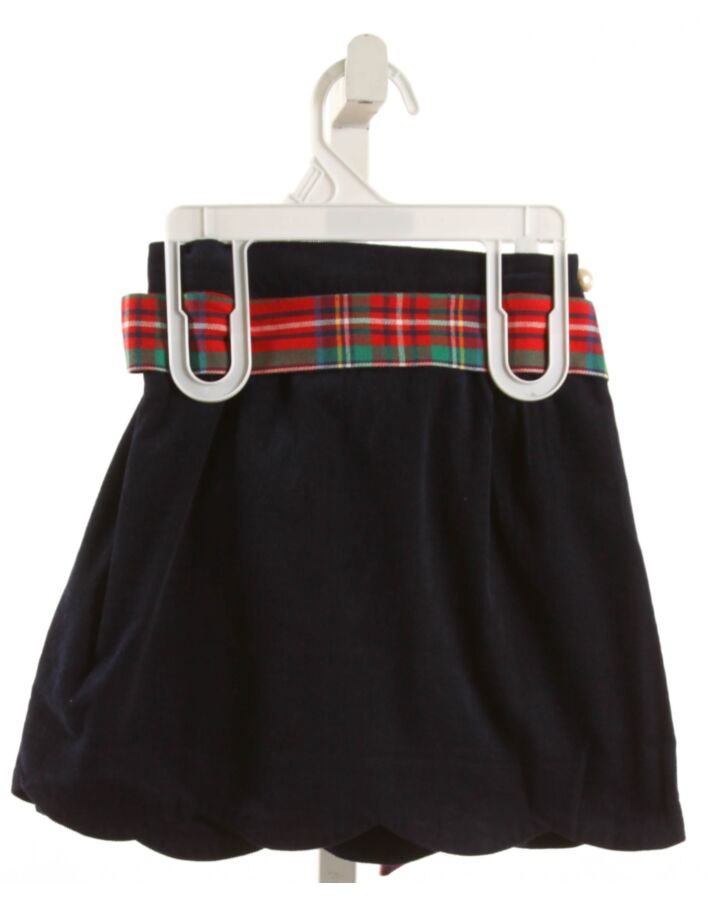 BROWN BOWEN  BLUE CORDUROY  SKIRT