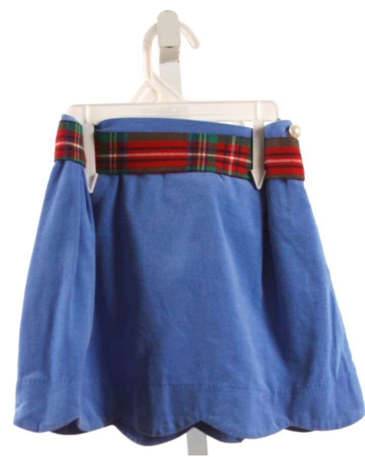 BROWN BOWEN  BLUE CORDUROY  SKIRT