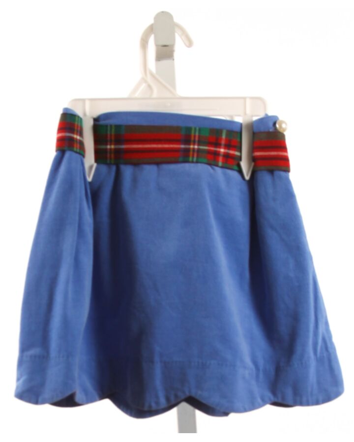 BROWN BOWEN  BLUE CORDUROY  SKIRT