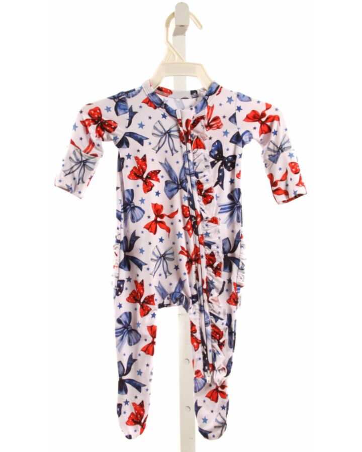 GIGI & MAX  BLUE  PRINTED DESIGN LAYETTE
