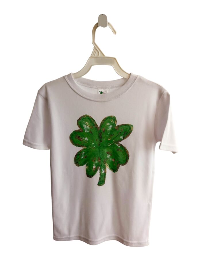 LAUGHING GIRAFFE  WHITE   PRINTED DESIGN T-SHIRT