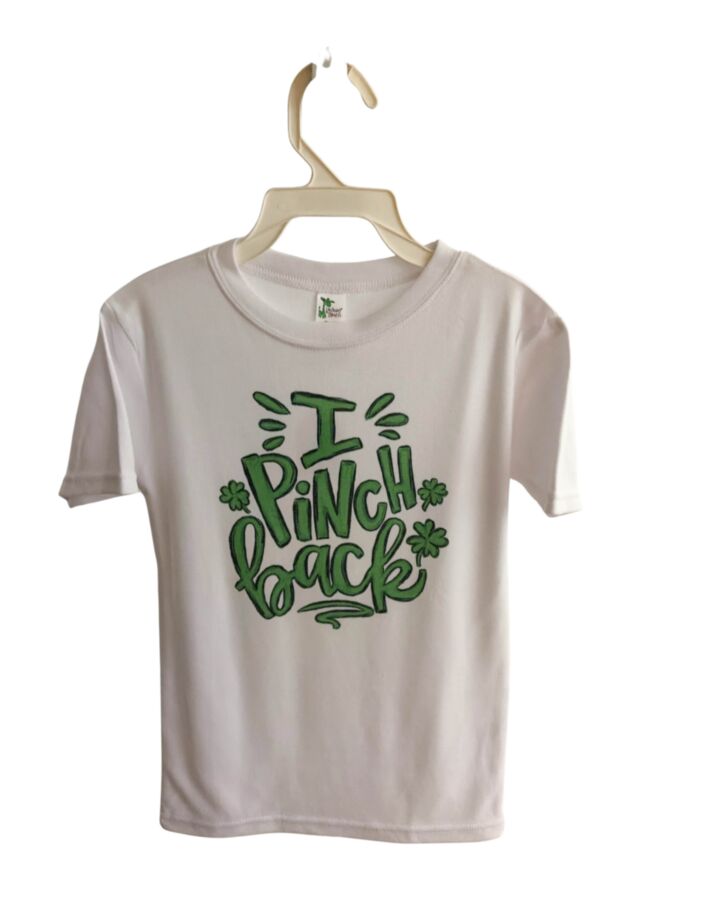 LAUGHING GIRAFFE  WHITE   PRINTED DESIGN T-SHIRT