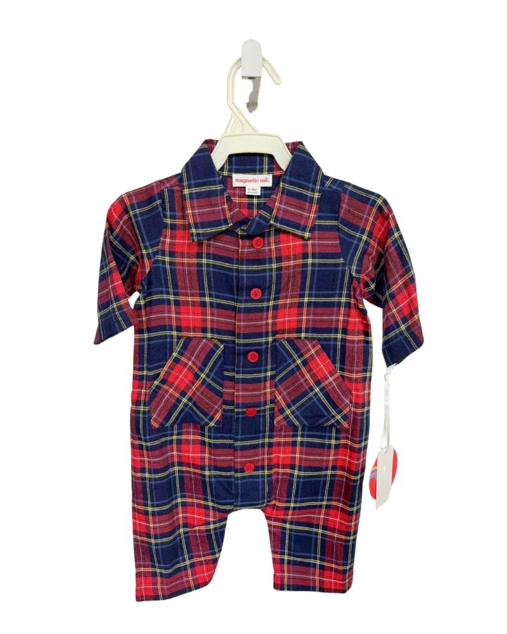 MAGNETIC ME  RED  PLAID  LONGALL