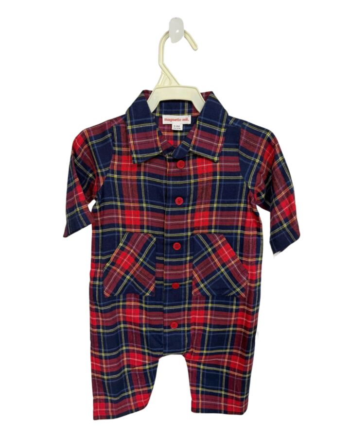 MAGNETIC ME  RED  PLAID  LONGALL