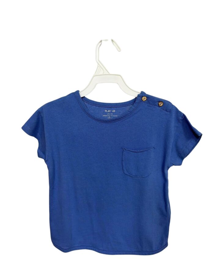 PLAY UP  BLUE    KNIT SS SHIRT