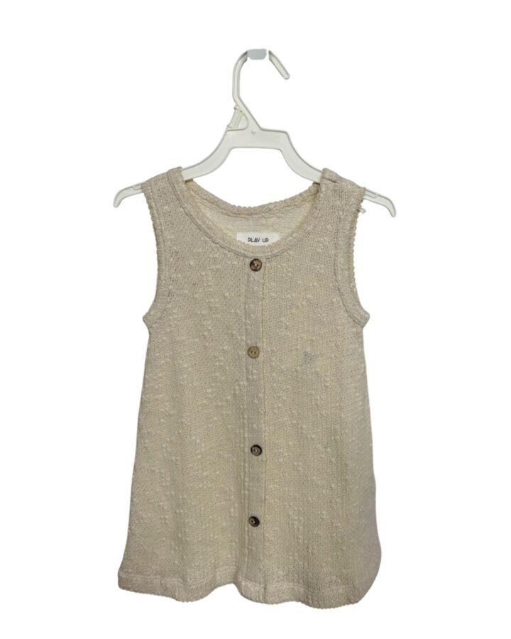 PLAY UP  CREAM    KNIT DRESS