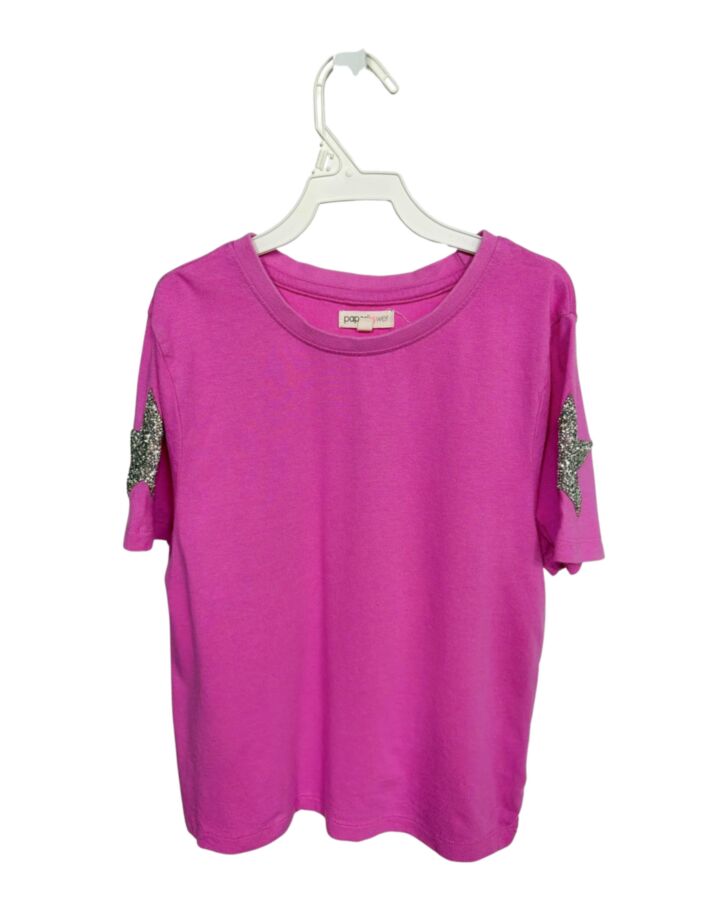 PAPERFLOWER  PINK    KNIT SS SHIRT