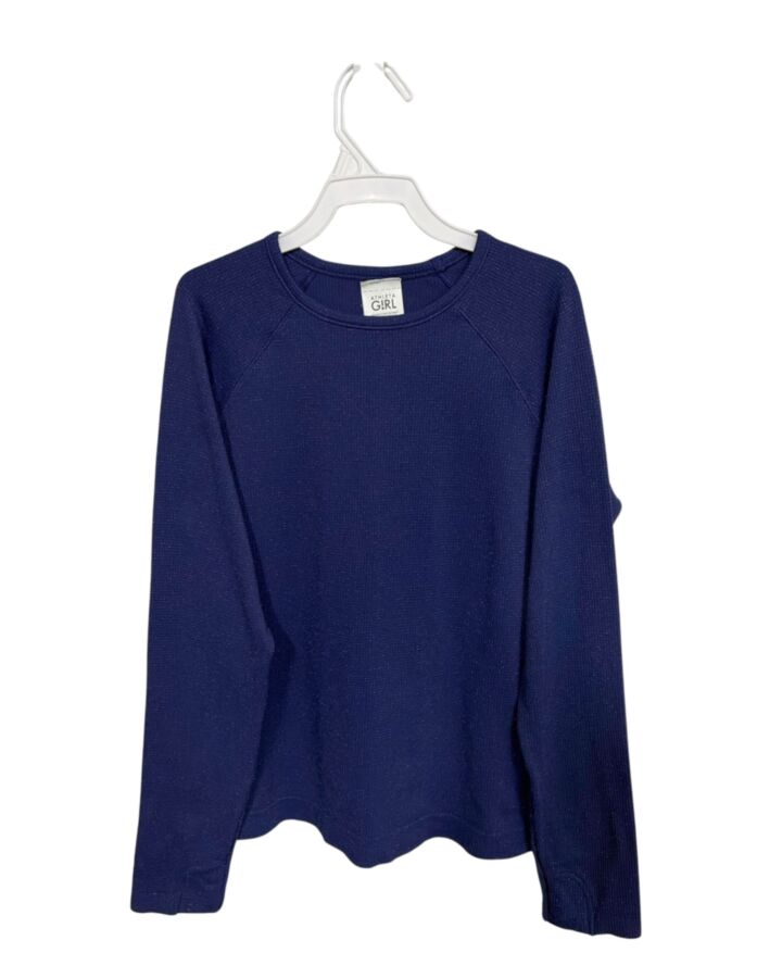 ATHLETA GIRL  BLUE    KNIT LS SHIRT