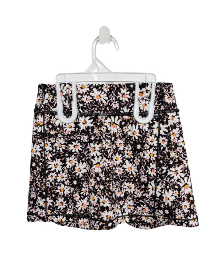 ATHLETA GIRL  BLACK  FLORAL  SKORT