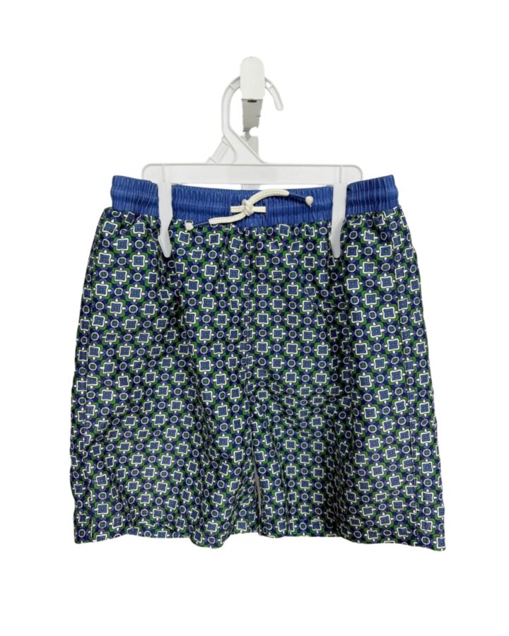 MINI BODEN  GREEN   PRINTED DESIGN SWIM TRUNKS