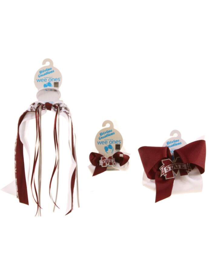 WEE ONES  MAROON  HAIR BOW