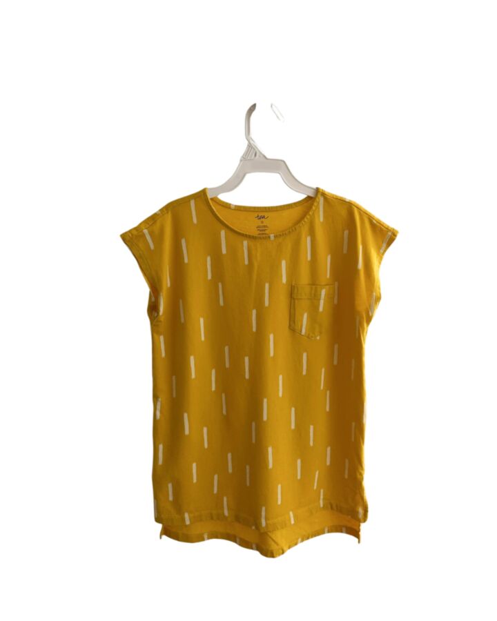 TEA  YELLOW    SLEEVELESS SHIRT