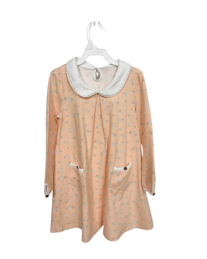 SERENDIPITY  ORANGE  FLORAL  KNIT DRESS
