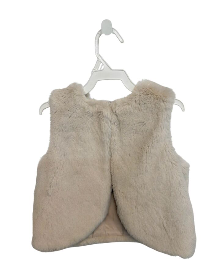 THE LITTLE WHITE COMPANY  CREAM FLEECE   VEST