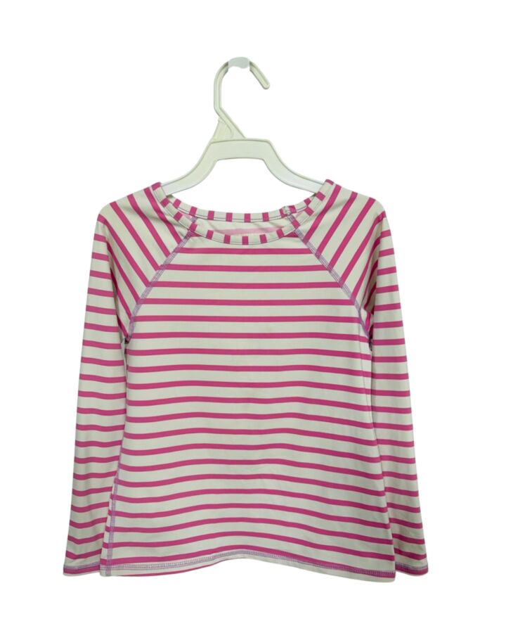 GARNET HILL PINK STRIPED RASH GUARD