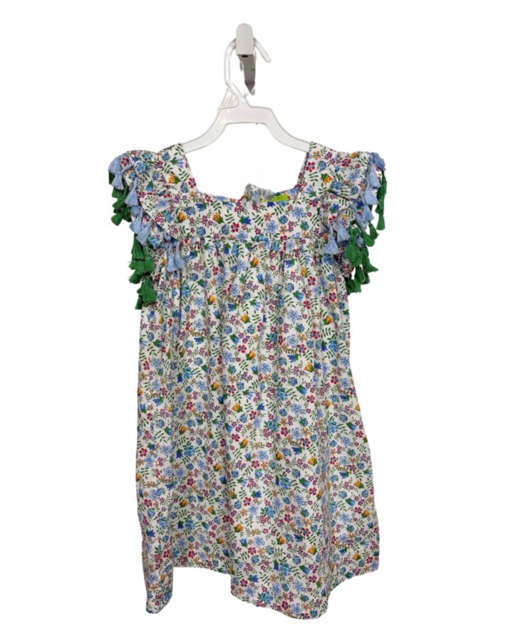 CLASSIC WHIMSY  BLUE  FLORAL  DRESS