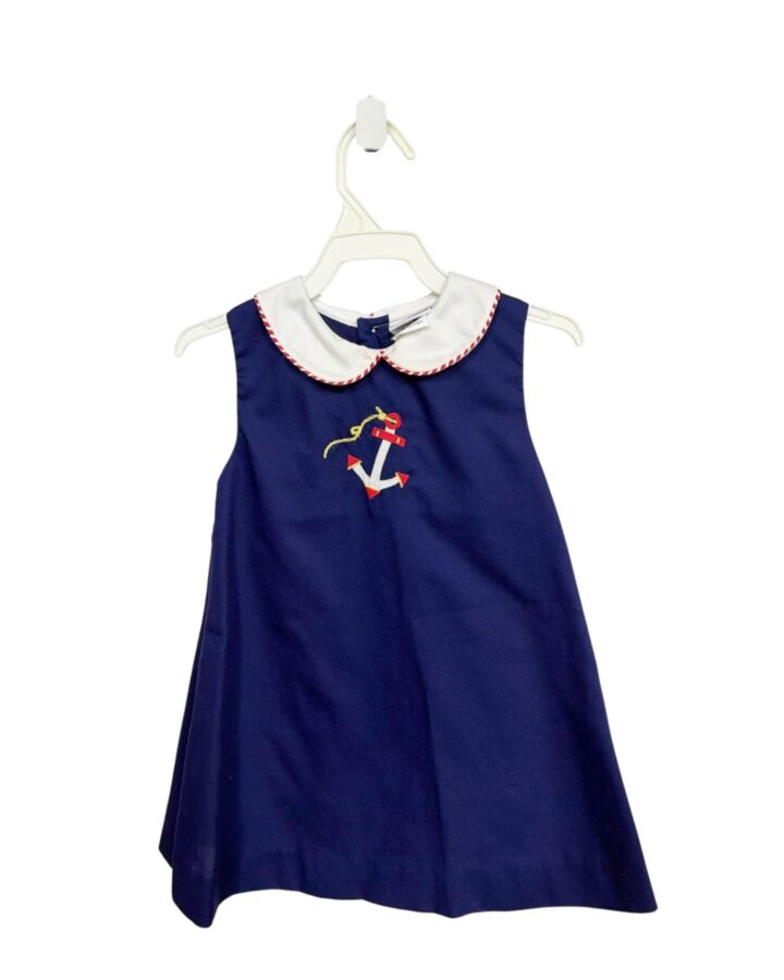 PETIT AMI  BLUE PIQUE   DRESS