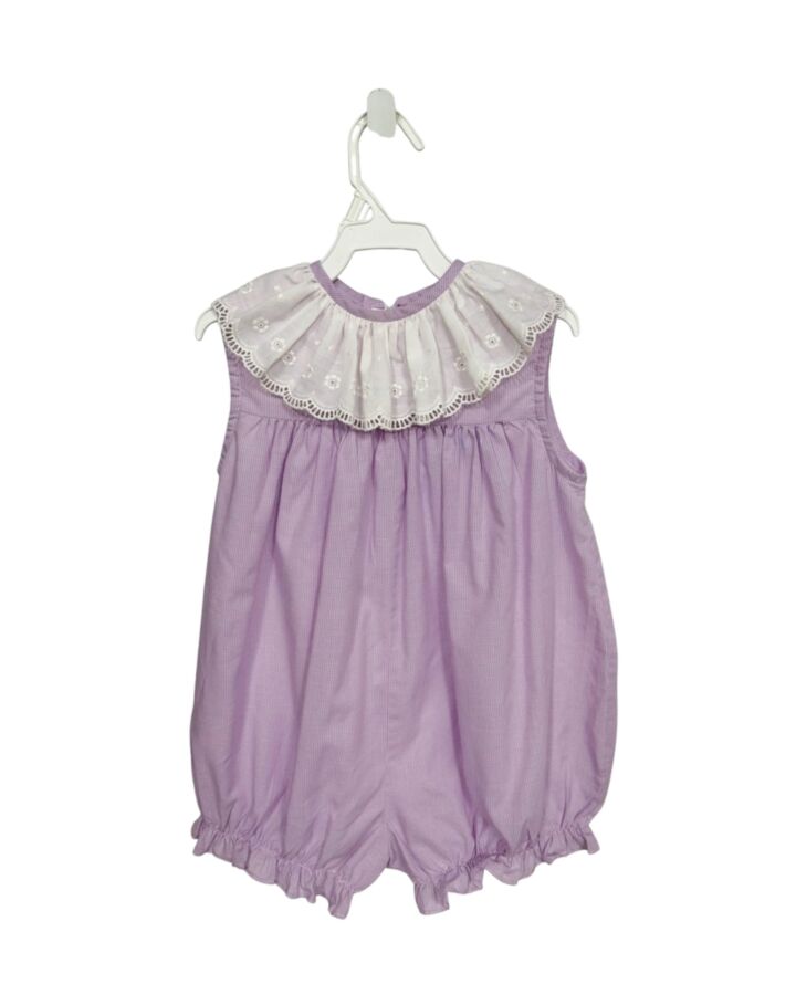 DAISIES & DOODLEBUGS  PURPLE  MICROCHECK  BUBBLE