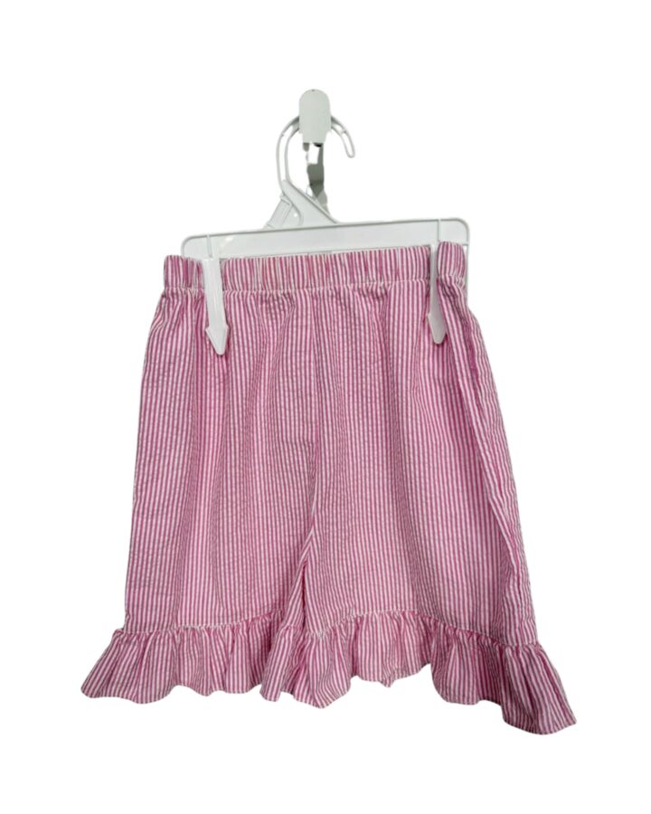 RAGSLAND  PINK SEERSUCKER STRIPED  SHORTS