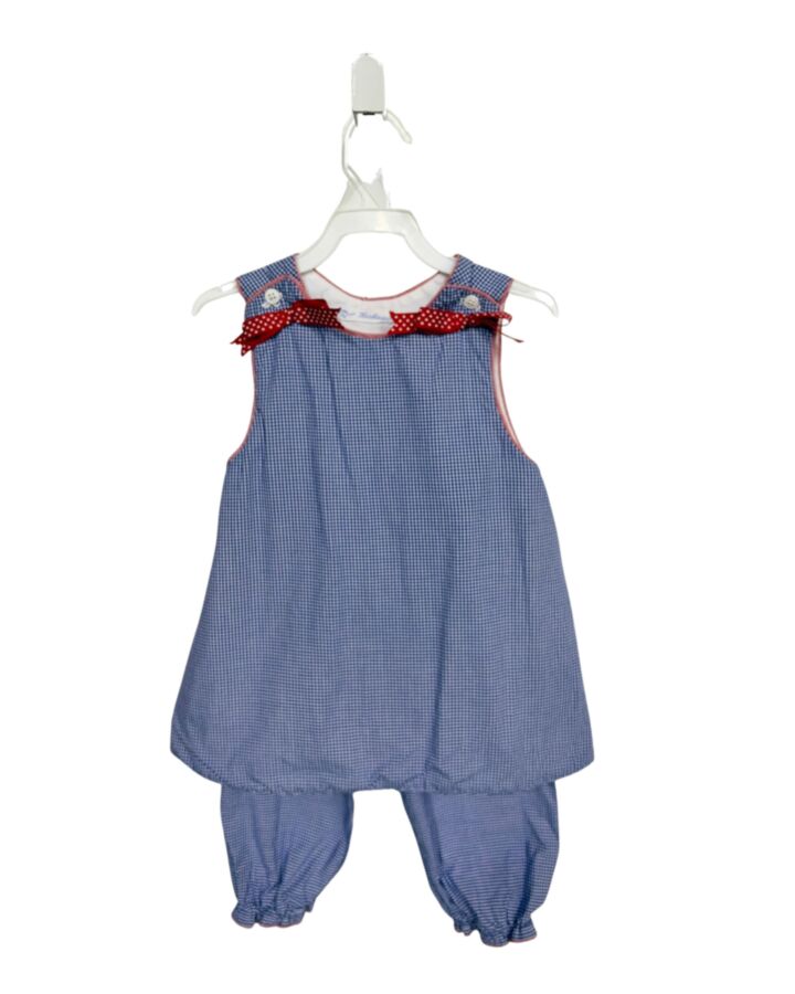 NO TAG BLUE GINGHAM 2-PIECE OUTFIT