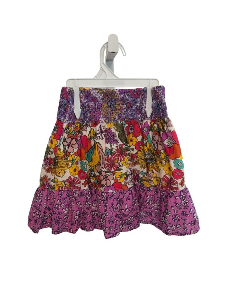 PEEK  PURPLE  FLORAL  SKIRT