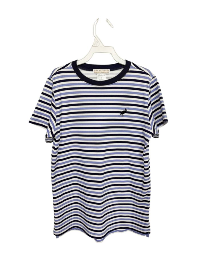 THE BEAUFORT BONNET COMPANY  BLUE  STRIPED  KNIT SS SHIRT