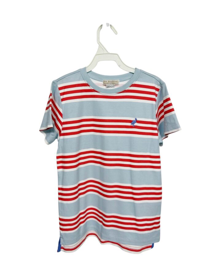 THE BEAUFORT BONNET COMPANY  BLUE  STRIPED  KNIT SS SHIRT