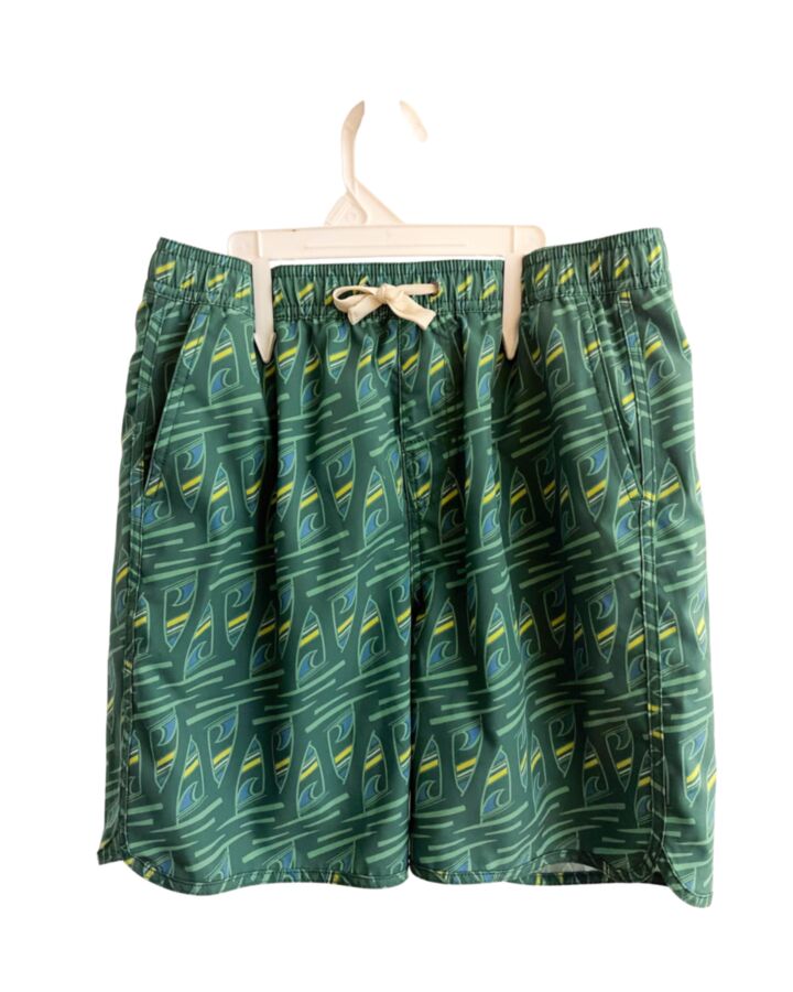 FAIR HARBOR GREEN SWIM TRUNKS
