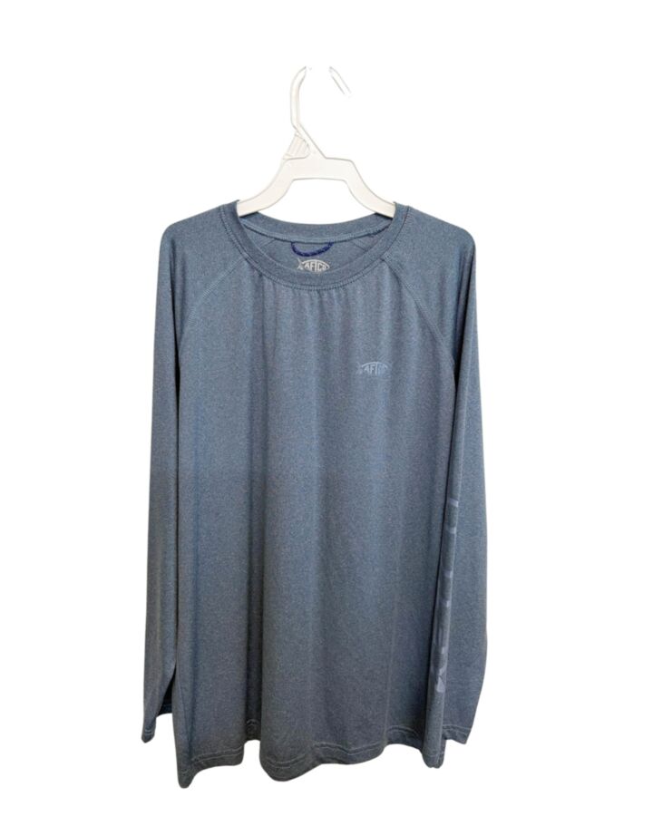 AFTCO  BLUE    KNIT LS SHIRT