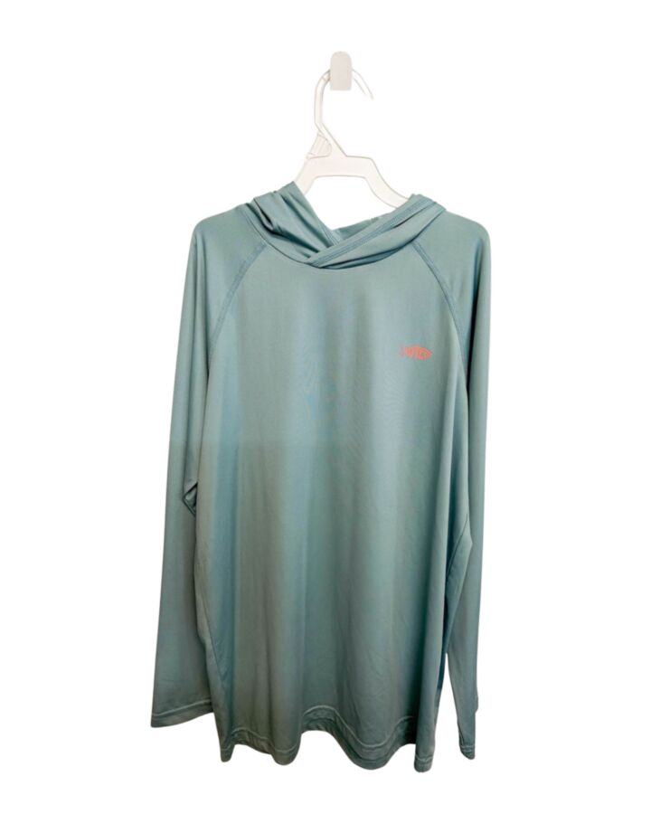 AFTCO  BLUE    KNIT LS SHIRT